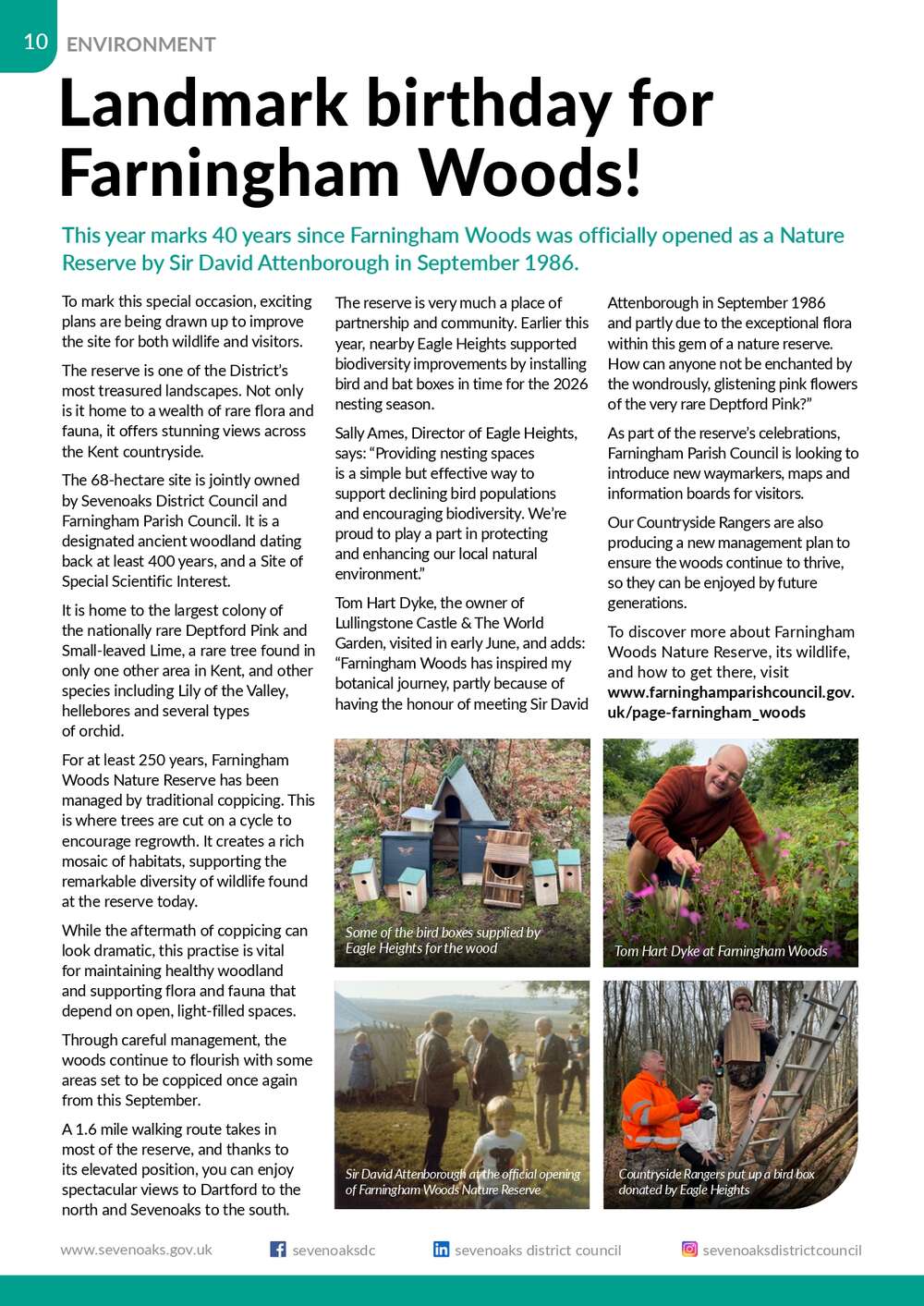 Farningham Woods 40th Anniversary