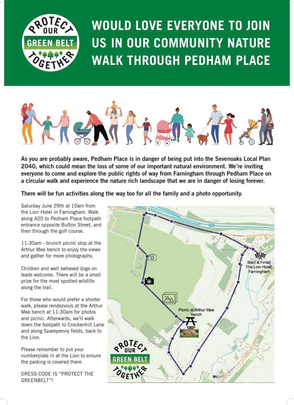 Pedham Place walk 29th June 2024